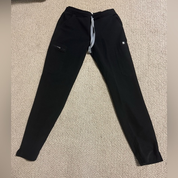 Figs Pants - Figs Women's Straight Leg Pants - Black